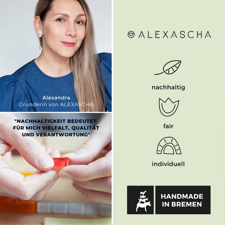 ALEXASCHA – wholesale Dangle earrings – Nickel-free earrings with stone/lemon yellow/ upcycling4