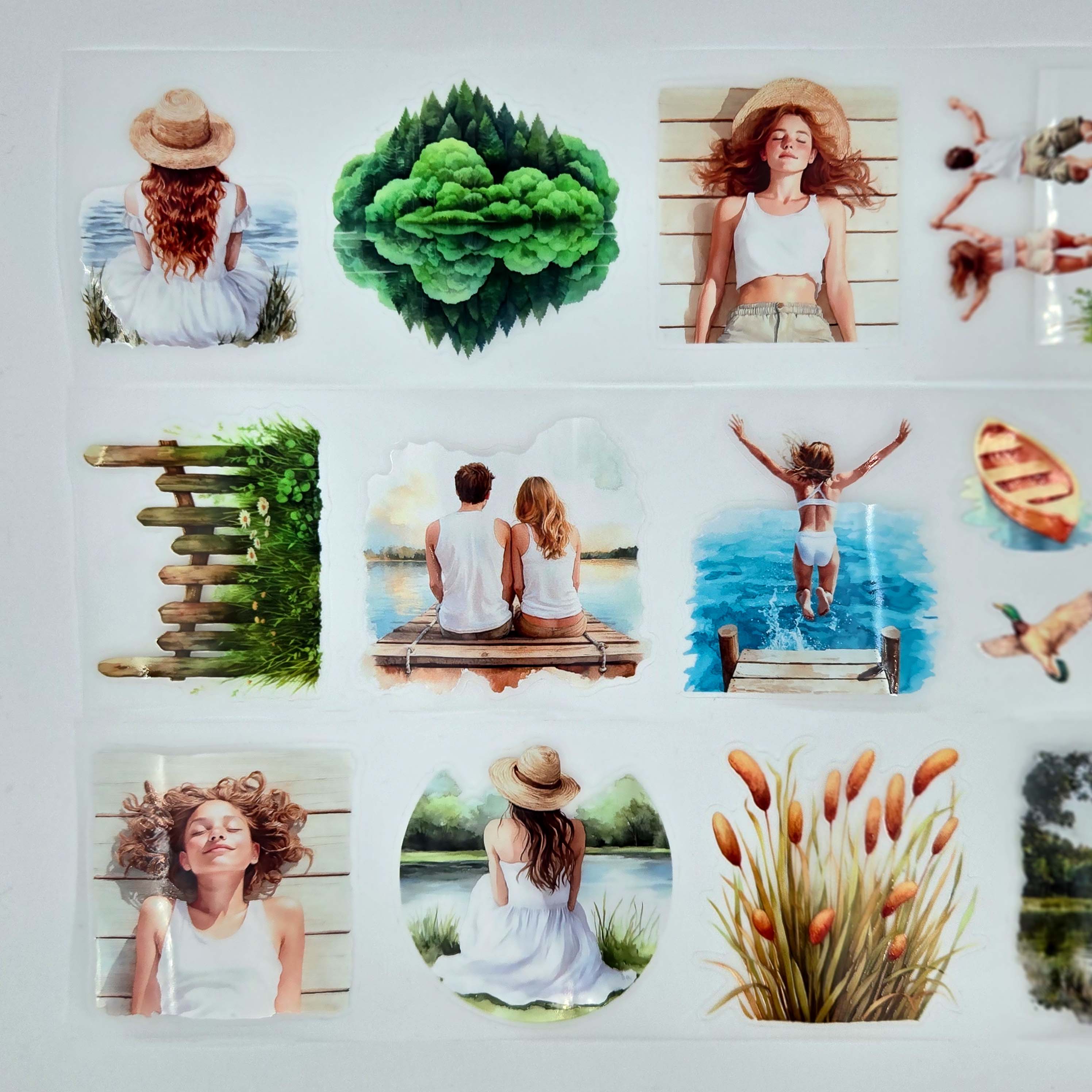 MIC & MIM Premium Paper Shop - Wholesale Washi Tape - MIC | PET Tape (3D Glossy & Kiss-cut): Lakeside Days5