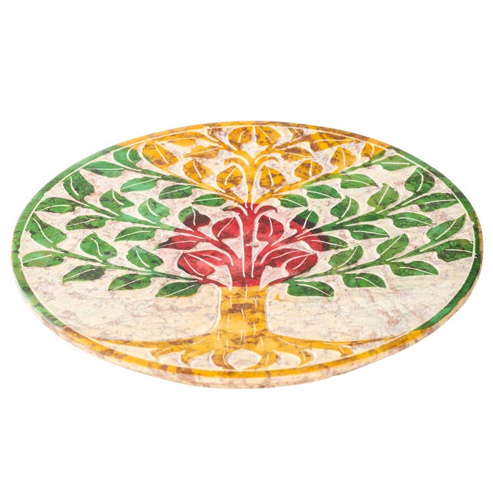 Benjamin International - Wholesale Incense Holder - 4" TREE OF LIFE NATURAL INCENSE BURNER1