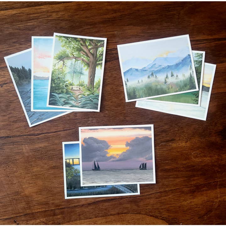 Autocollants Paysage Acrylique pour la vente par Lillykdesigns