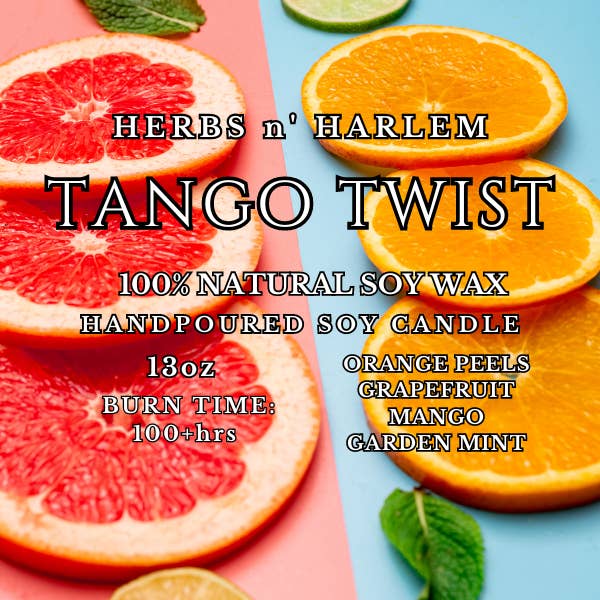 Herbs n’ Harlem - Wholesale Jar/Filled Candle - Tango Twist