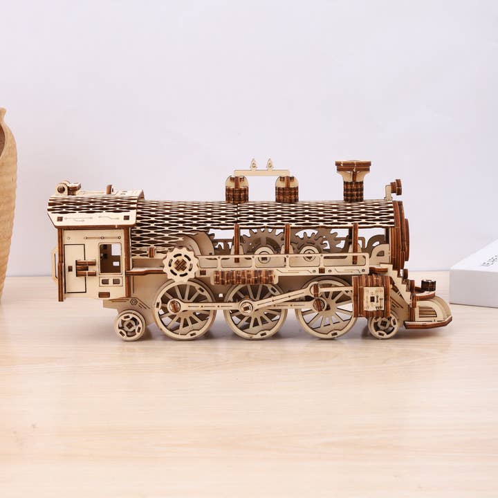 Marissa's Gifts – wholesale DIY craft kit – Child – DIY Model wooden kit train0