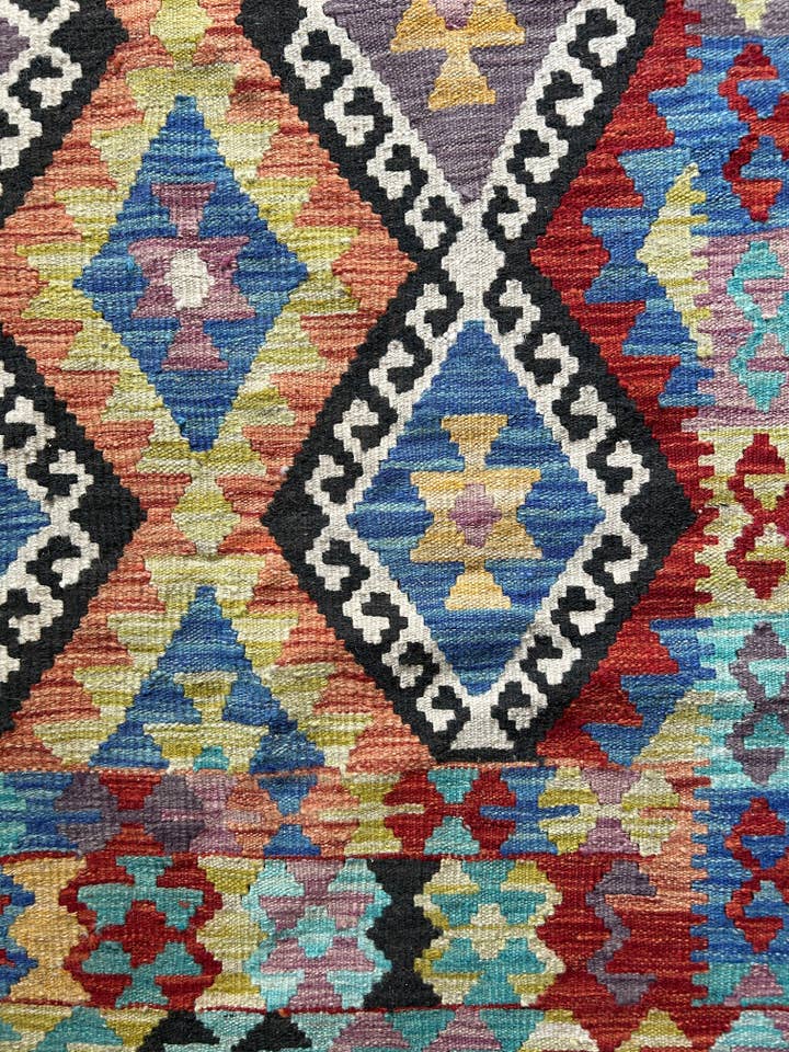 Tapis Kilim 4'x6' pour la vente par Turkmen Handicrafts