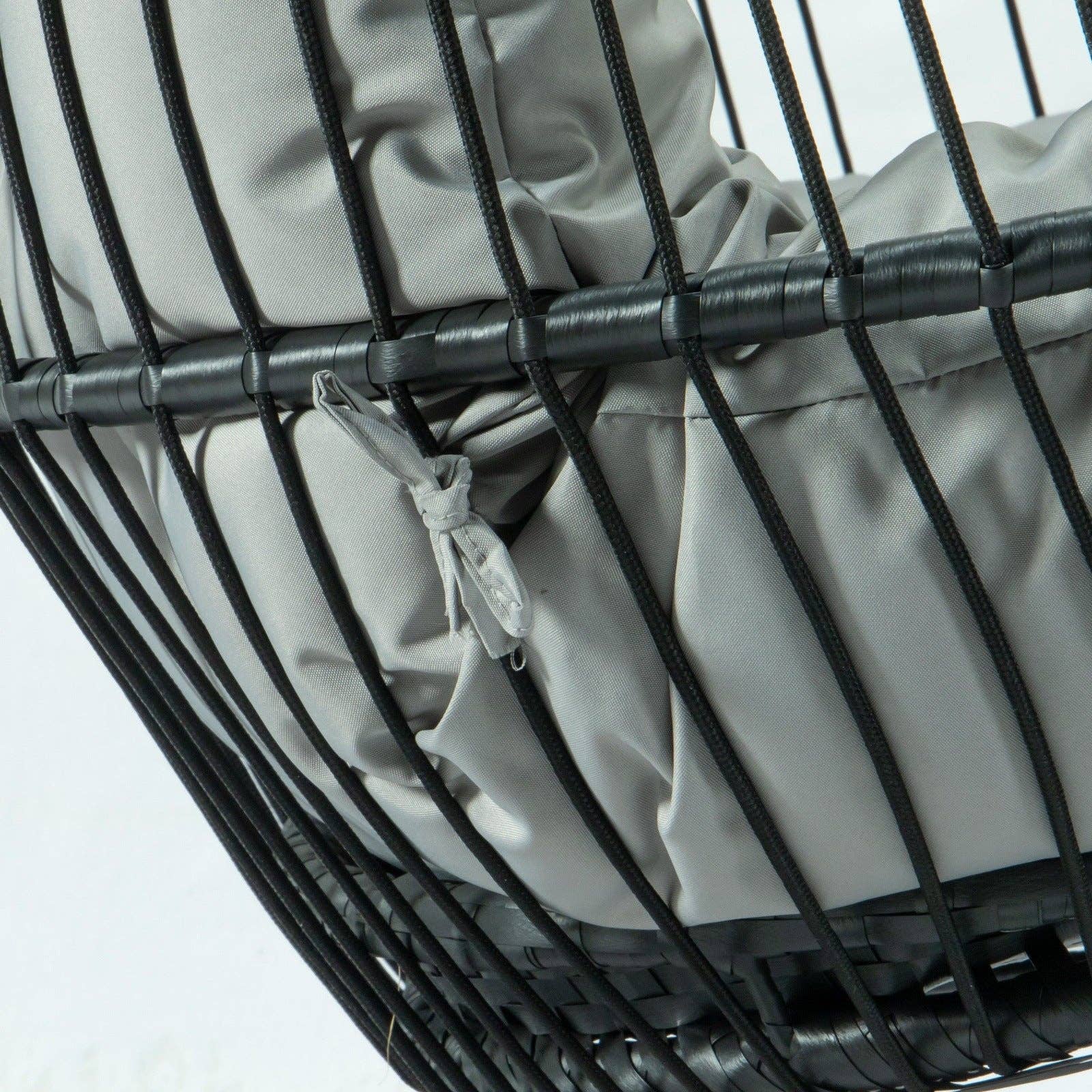 LeisureMod - Wholesale Egg Chair - Wicker 2 Person Double Folding Hanging Egg Swing Chair93