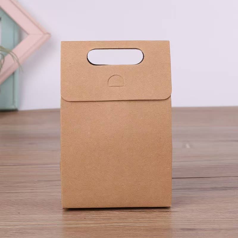 ByHome - Wholesale Gift Box - 24pcs, 3 sizes kraft cardboard paper gift box bag w/ handle1
