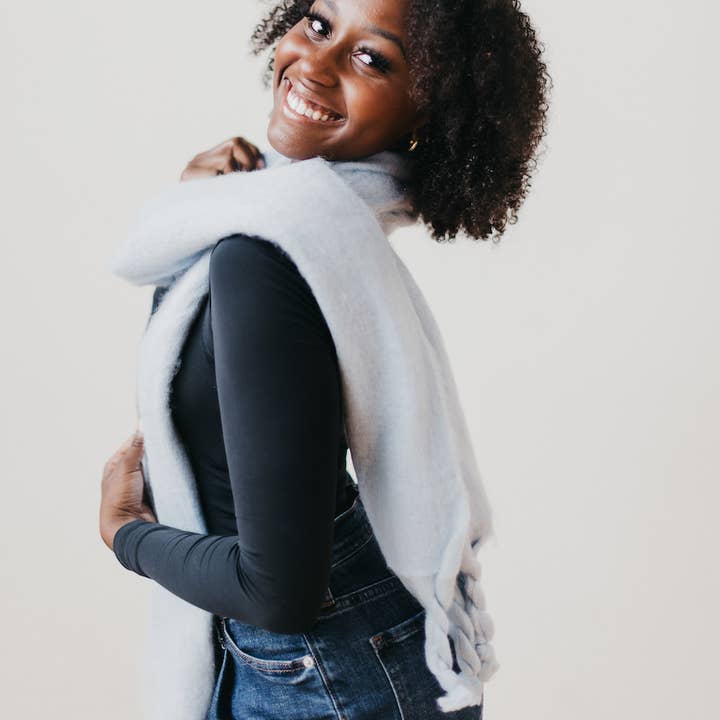Pretty Simple - Wholesale Scarf - Women's - Seattle Days Fringe Scarf