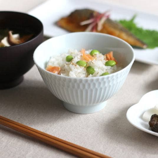 Yamani - Wholesale Bowl - Oda Pottery Sazanami 11.5cm Rice Bowl - Blue White2