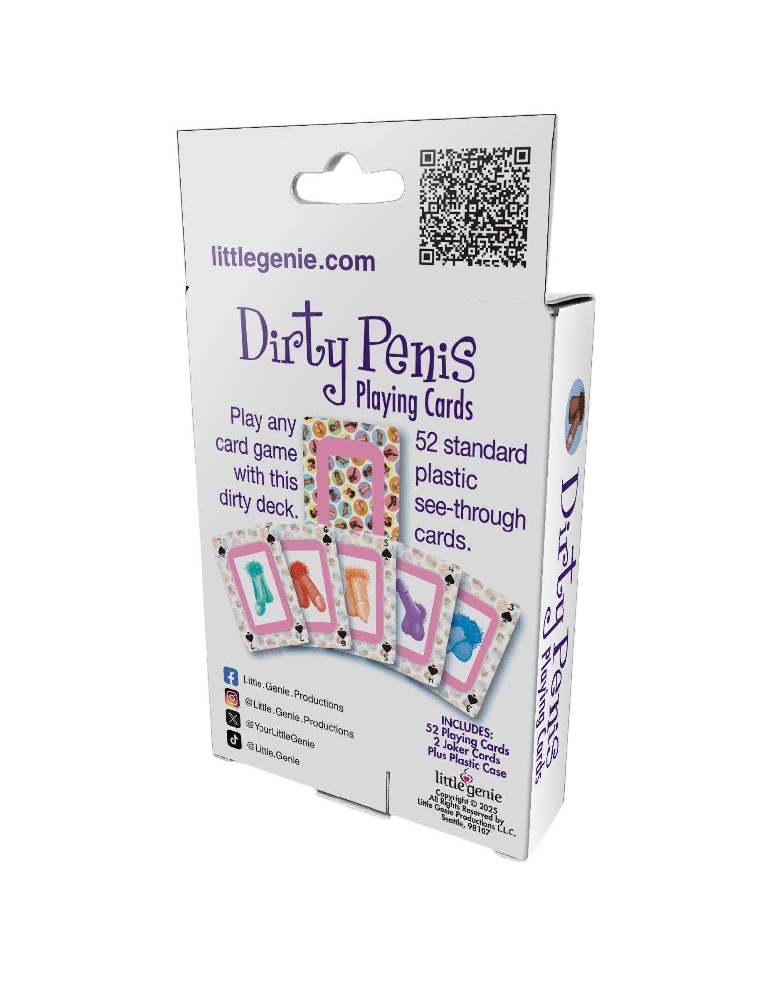 Little Genie Productions – wholesale Playing cards – Dirty Penis Waterproof Playing Cards2