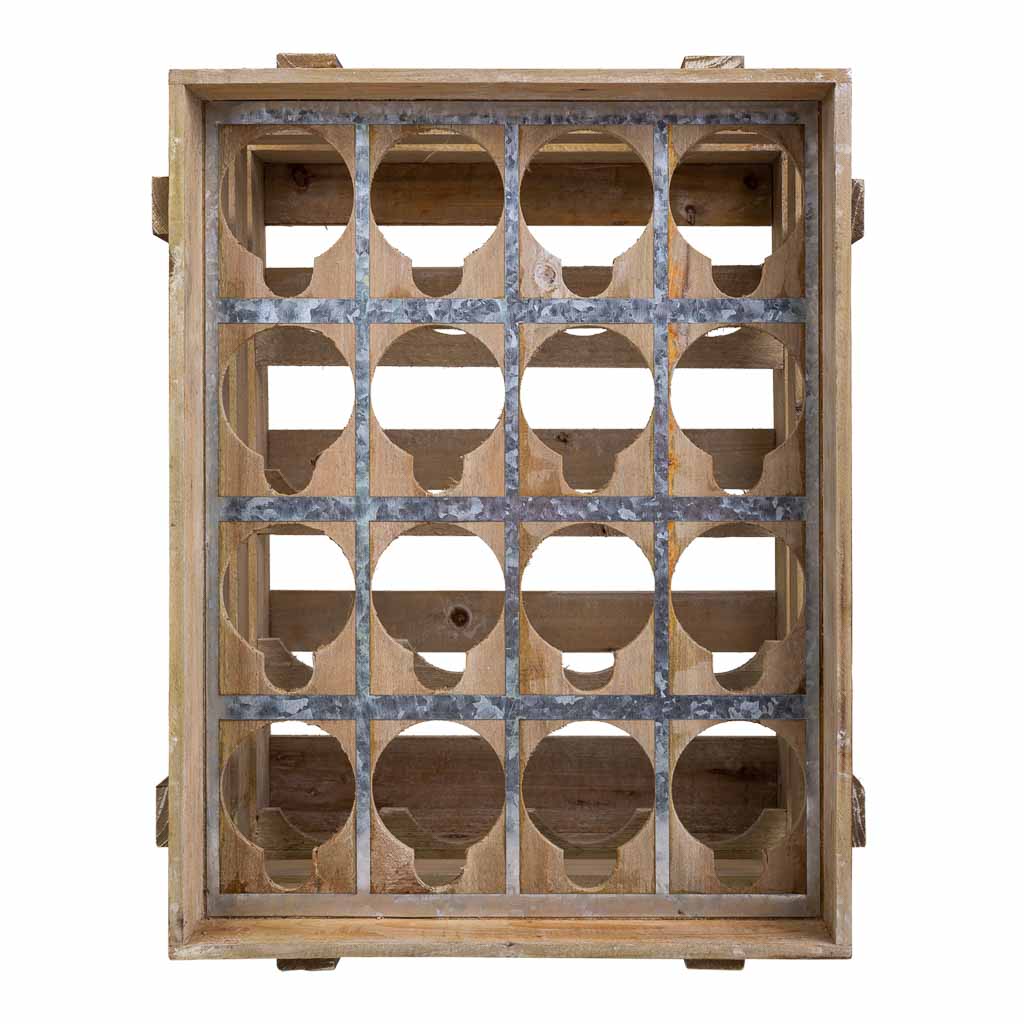 Creaciones Meng - Wholesale Bottle Rack/Holder - Wooden bottle crate 12 bottles2