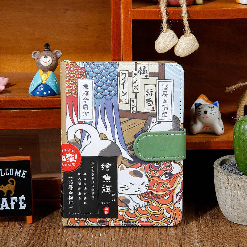 Gohobi （We cover U.S. import duties） - Wholesale Notebook - Gohobi Japanese Cat Magnetic Notebook, Monthly Planner, Study Notebook, Pocket Diary1