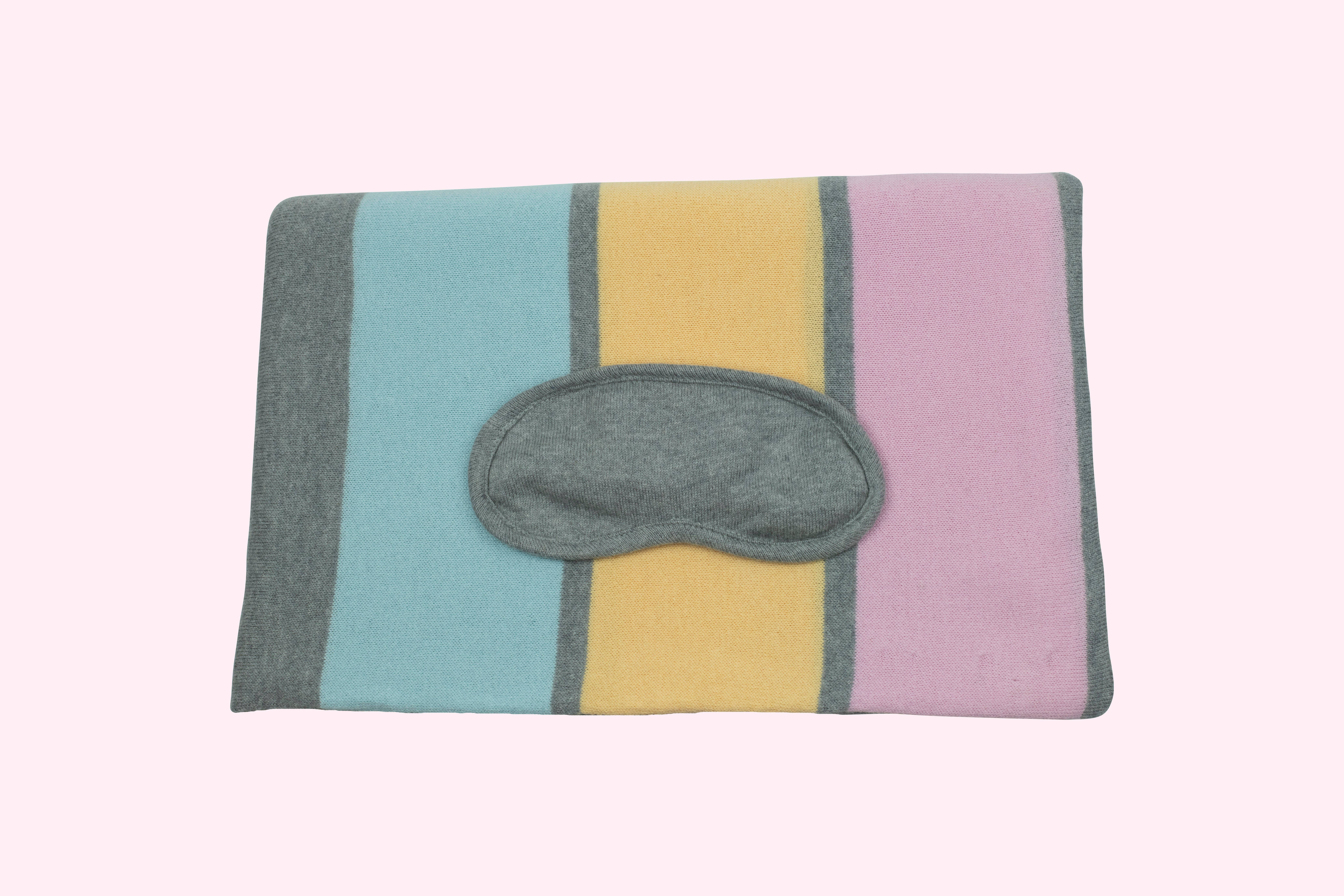 Pink Lemonade – Großhandel Überwurfdecke – Kiss/Lippen - Lt Grau/Pink2