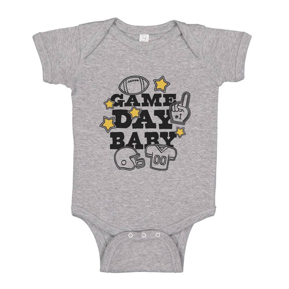 Itsy Bitsy Bella Co - Wholesale Bodysuit (Non-Footed) - Baby - Game Day Baby, Baby Bodysuit1