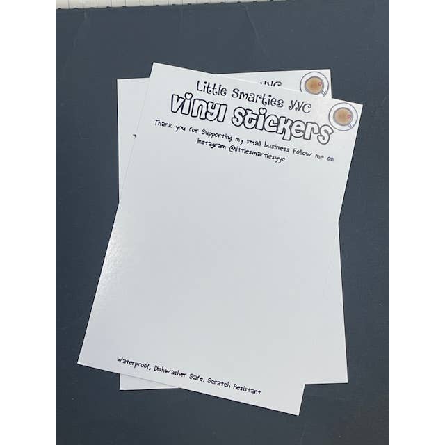 Logo Display card for wholesale by Little Smarties YYC