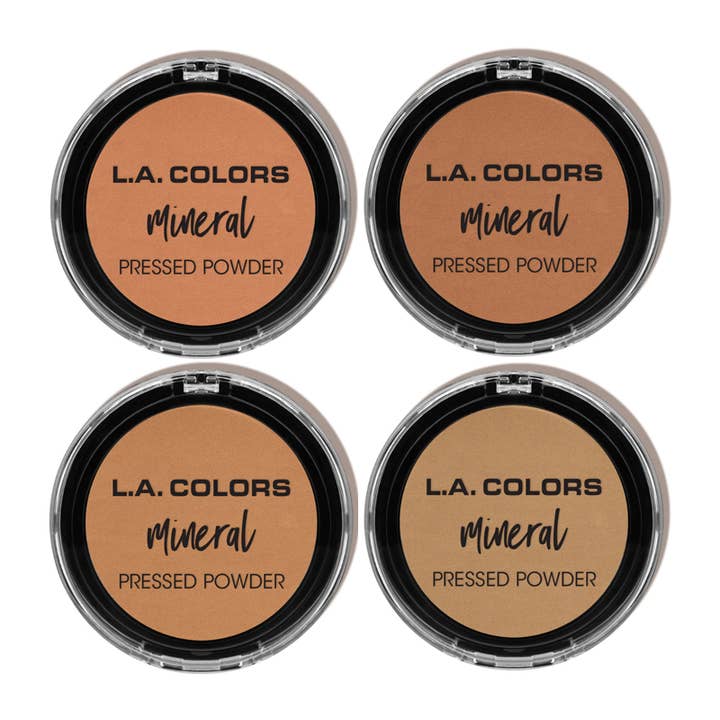 PINEAPPLE Beauty - Wholesale Makeup Setting Spray/Powder - LA Colors CAD96.1 Mineral Pressed Powder Display Set2