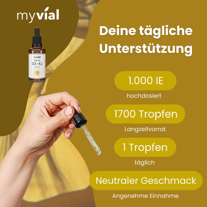 myvial – wholesale Oral supplement/vitamin – Vitamin D3 + K2 Drops