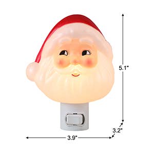 Mr. Christmas - Wholesale Christmas Decoration - 5 In. Shatterproof Night Light - Santa2