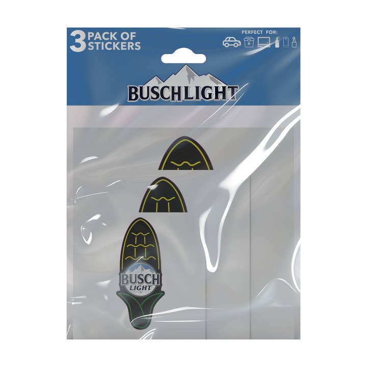 Smithco Distributing - Wholesale Phone & Laptop Stickers - Busch Light Decal - Beer Stickers, Busch Light Stickers4