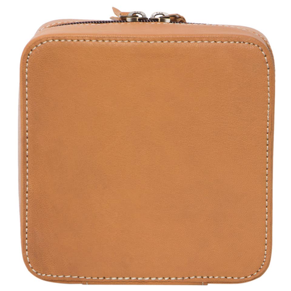 The Design Edge - Wholesale Jewelry Box/Organizer - Tooling Cowhide Jewellery Box - JB23