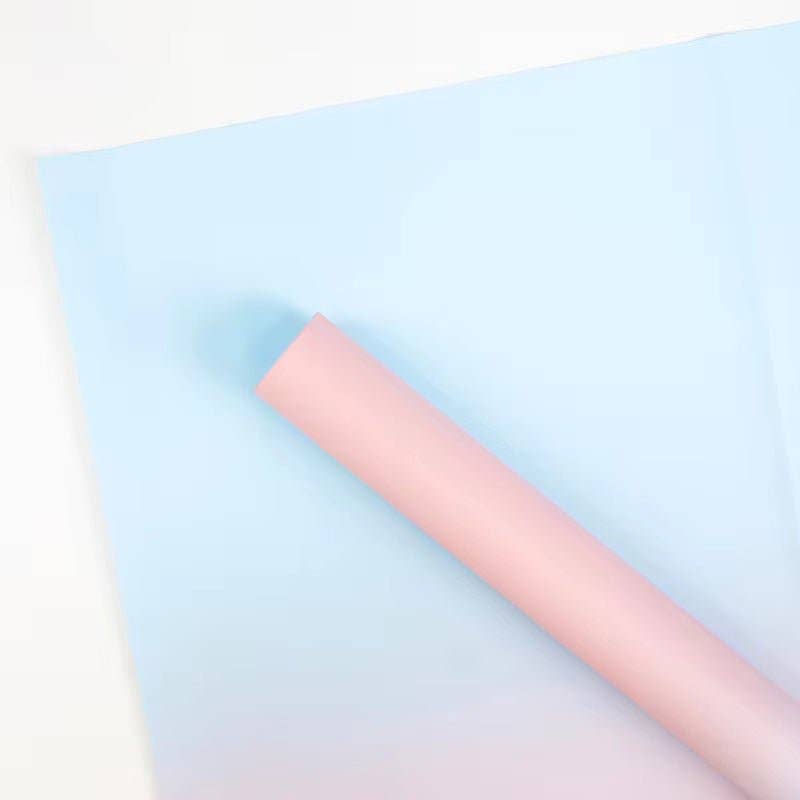 Elegant Design Supply - Wholesale Wrapping Paper Roll - Two Sides Gradient Flower Wrapping Paper (20pcs/bag)1