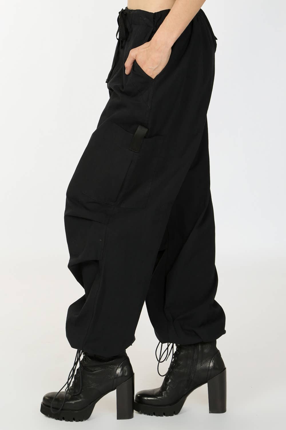 Beulah Style - Venta al por mayor Pantalones - Mujer - Pantalones Cargo Holgados de Tiro Alto MC70520