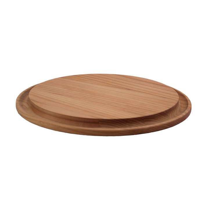 Out of the Woods of Oregon - Wholesale Cutting Board - Alder 11" Round Reversible Board