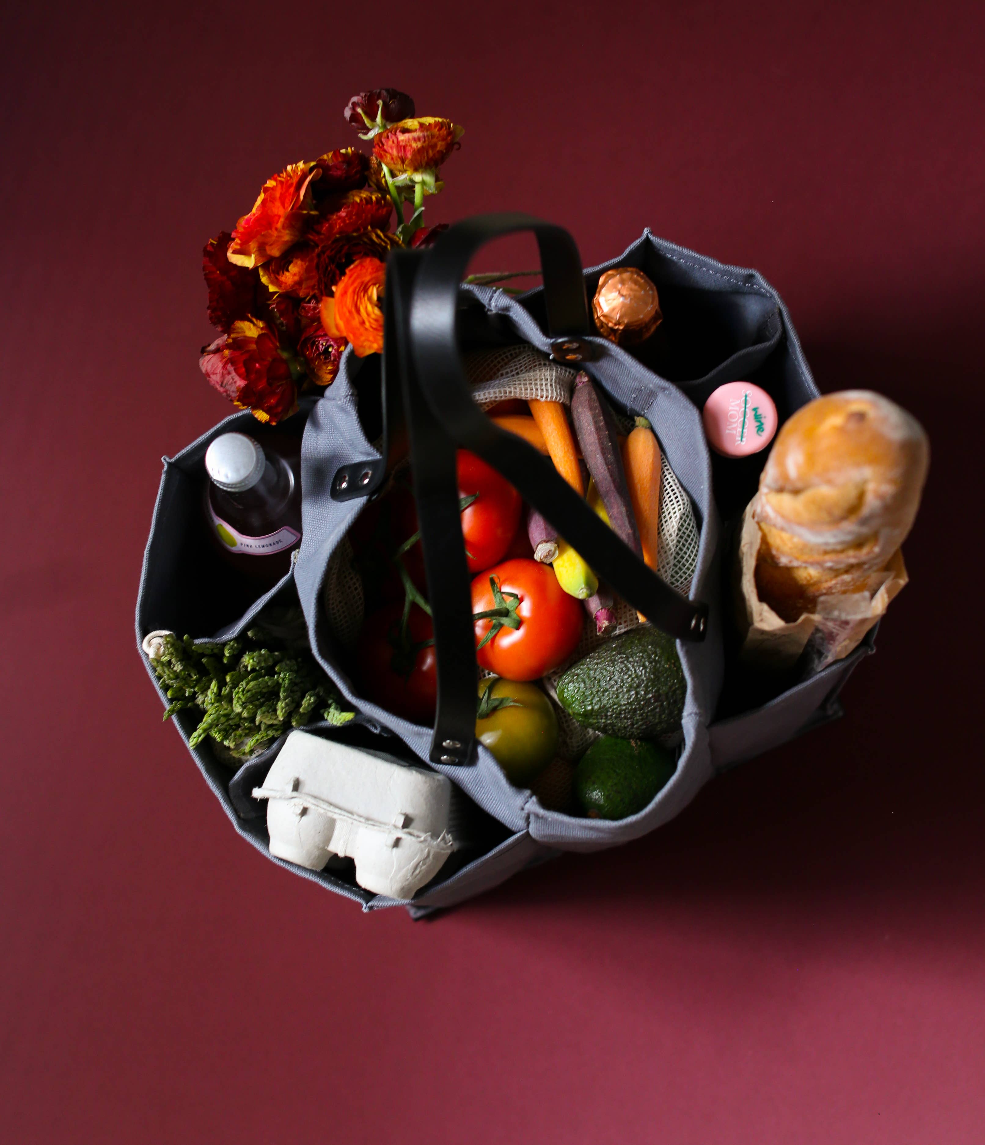 CapaBunga® - Wholesale Grocery/Shopping Bag - Heavy Canvas Tote Bag | Reusable Multi-Pocket Market Tote 14