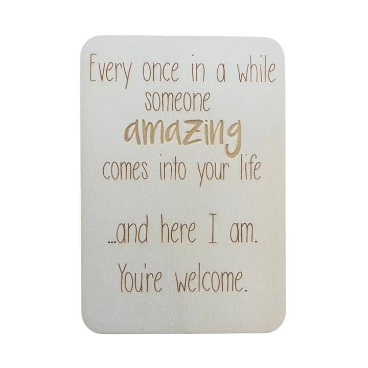 De temps en temps, quelqu'un d'exceptionnel entre dans votre vie. pour la vente par Cheeky Charlie Keep Cards