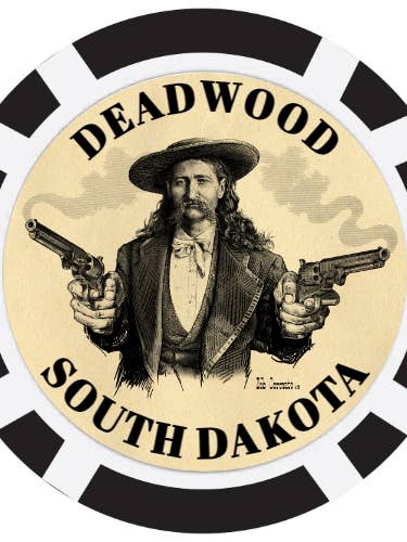 Poker Chips Black - Wild Bill - Deadwood South Dakota for wholesale by Bob Coronato: Rodeo Posters - Original Art - Home Décor