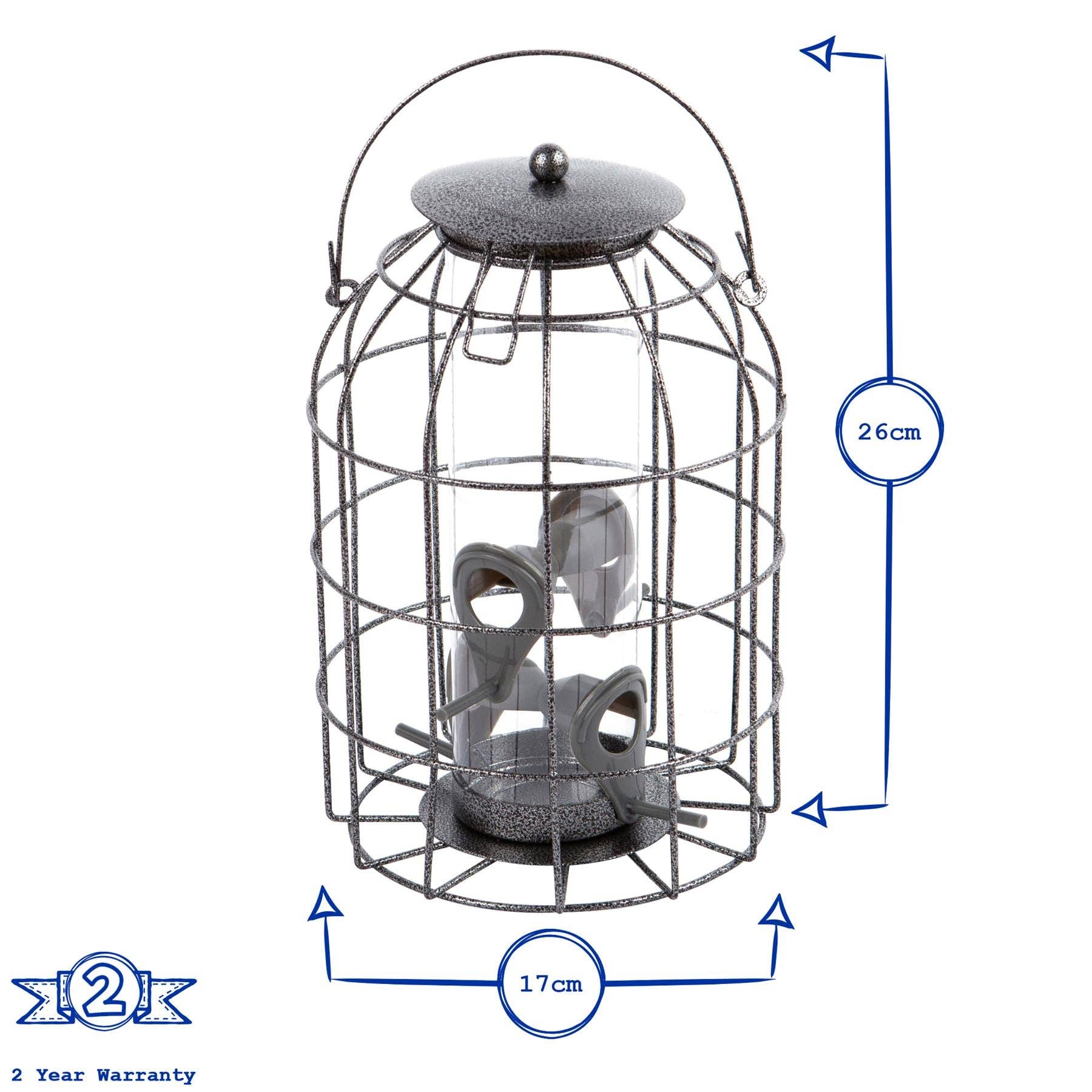 Rinkit Ltd - Wholesale Bird Feeder - Squirrel-Proof Metal Seed Bird Feeder - By Redwood1