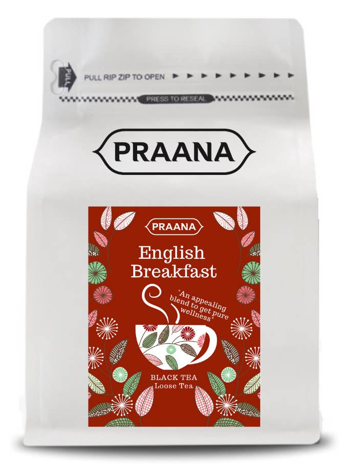 English Breakfast Tea - Retail pack - 100g for wholesale by PRAANA TEA