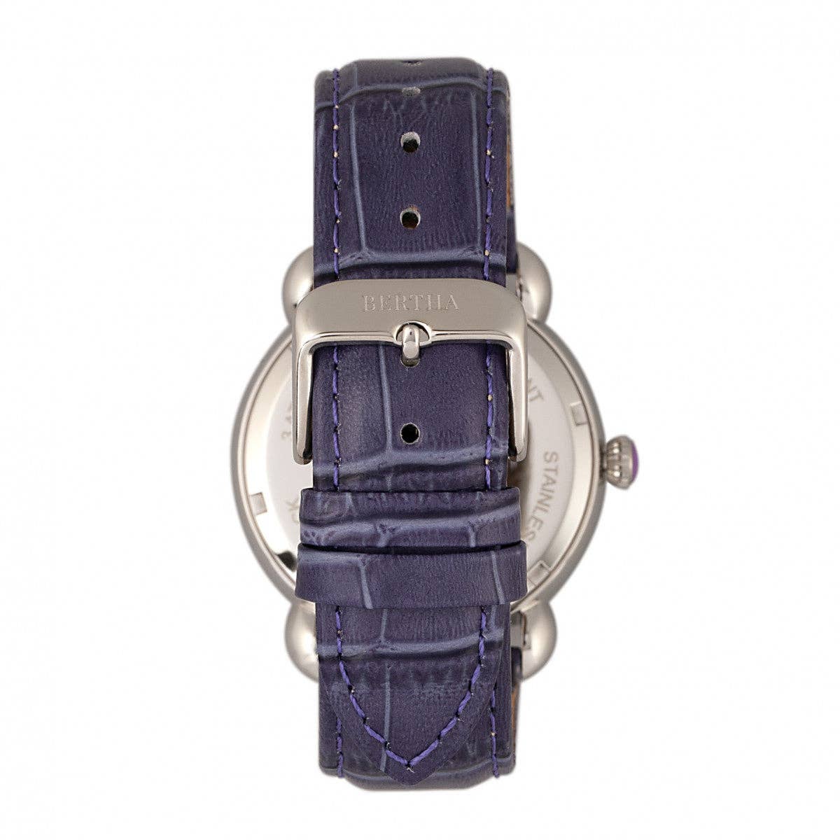 Bertha - Wholesale Wrist Watch - Women's - Bertha Ashley Mother-of-Pearl Leather-Band Watch8