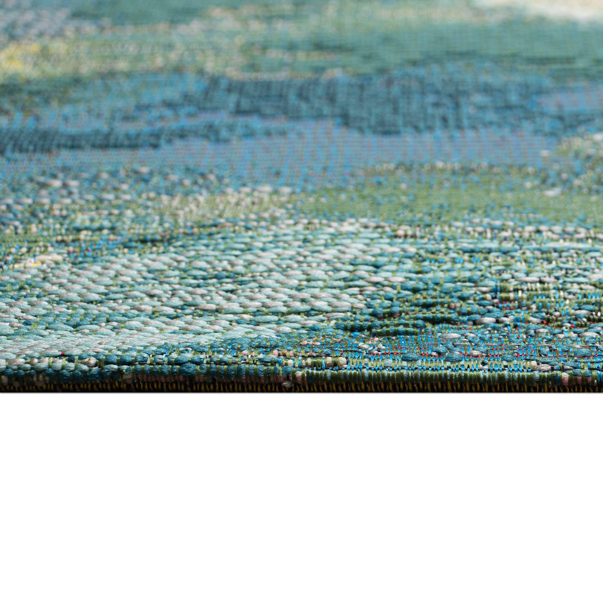 Multi Marina Watercolor Pond Indendørs/udendørs arealtæppe Multi for engroshandel på Faire4