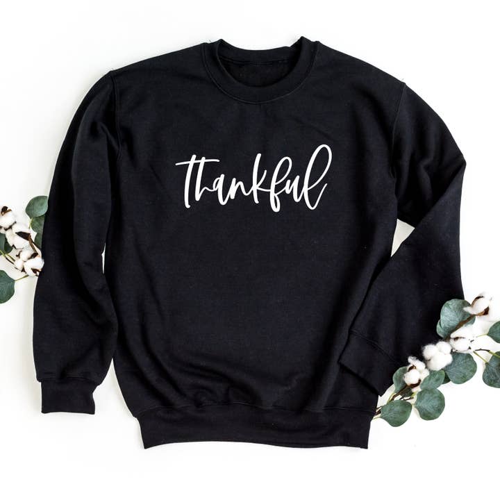 Thankful Sweatshirt for wholesale by Light & Shine