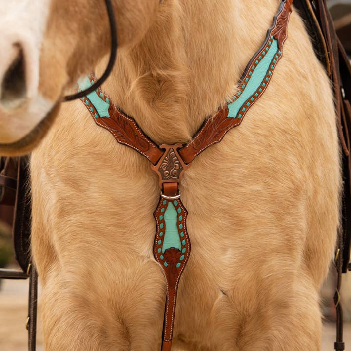 Schulz Equine - Wholesale Horseback Riding Gear - Bonanza Headstall and Breast Collar Set3