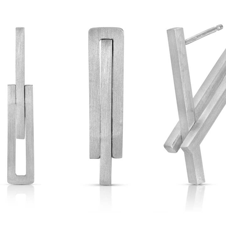 Twin Morph Earrings for wholesale by Flavia Bennett Designs