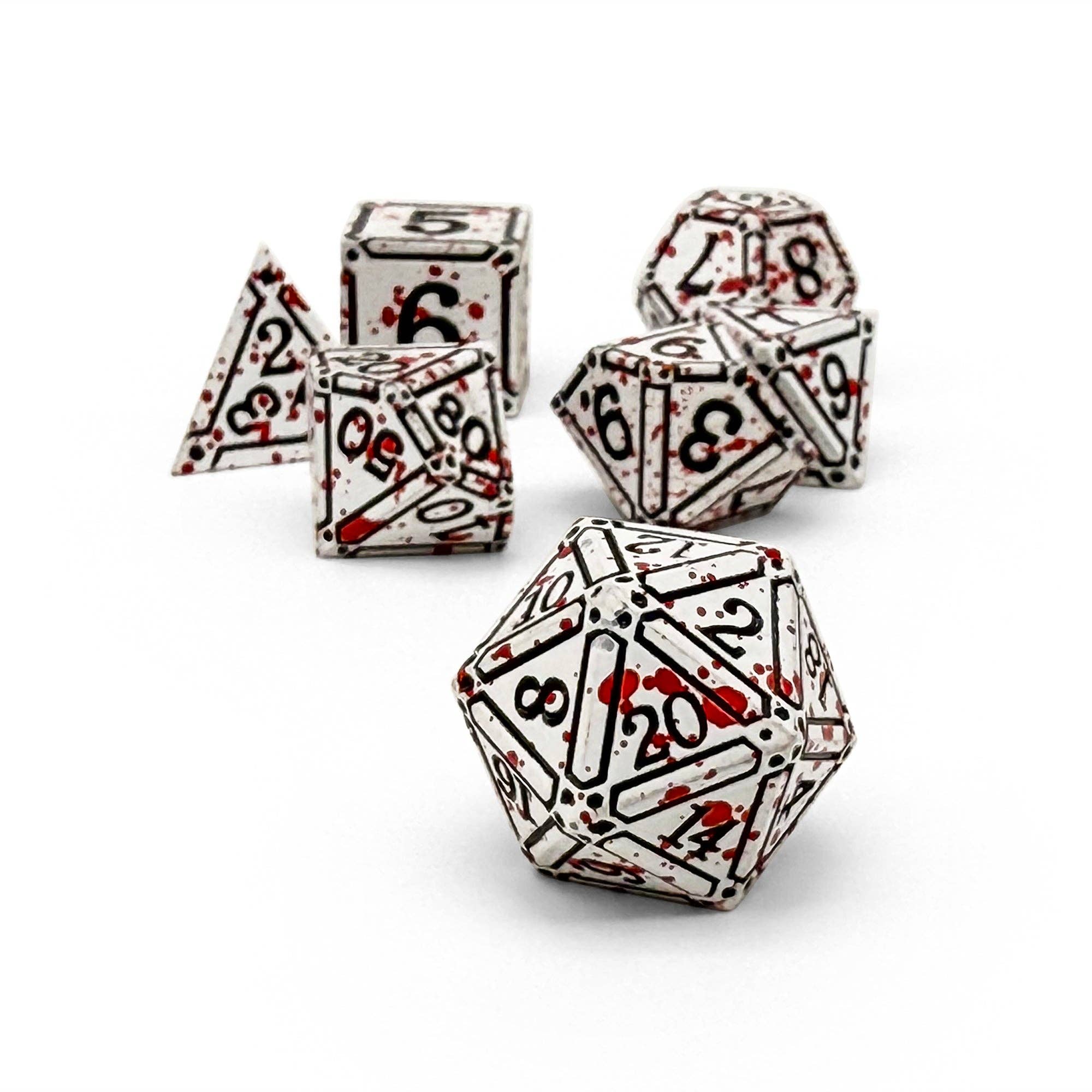 Norse Foundry - Wholesale Dice - Ironworks - Dex 7 Piece RPG set Alloy Dice1