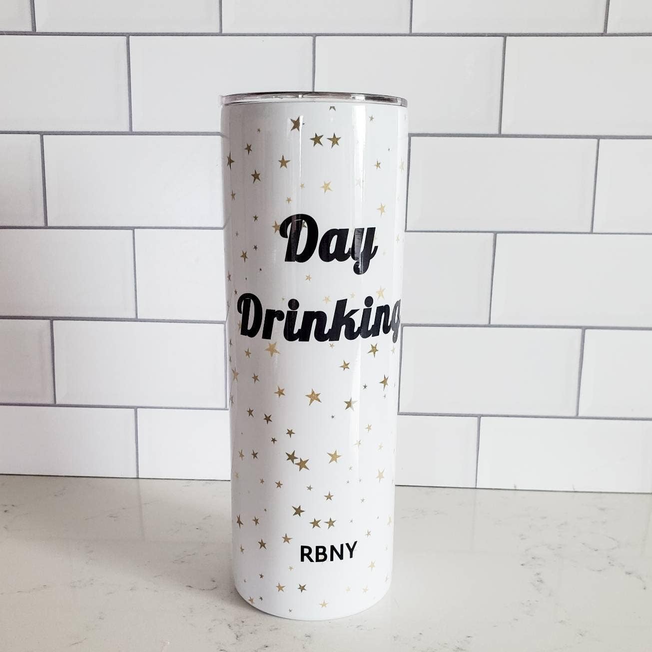 Salt and Sparkle - Wholesale Insulated Mug/Tumbler - Day Drinking 20oz Tall Sublimated Tumbler1