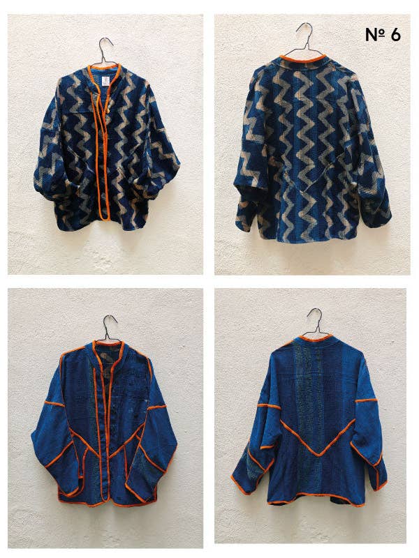 Indigo Collection - Wholesale Jacket - Women's - VINTAGE KANTHA JACKETS5