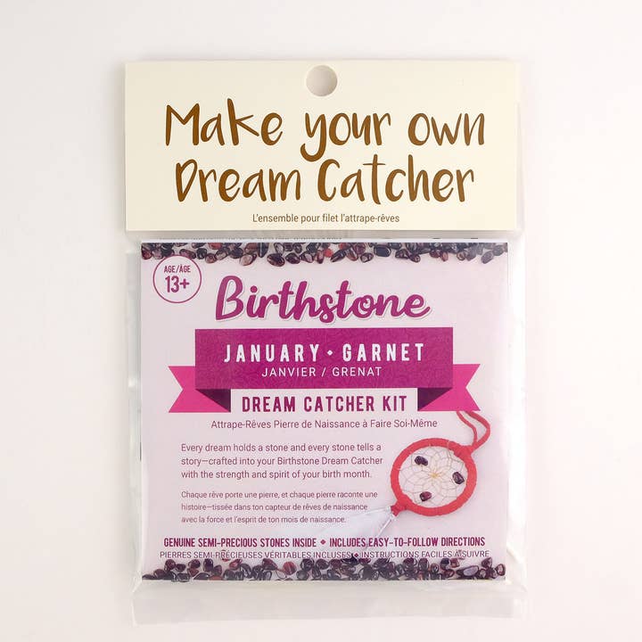 Kits de Atrapasueños con Piedras de Nacimiento de 2" para venta al por mayor de Monague Indigenous Crafts & Gifts