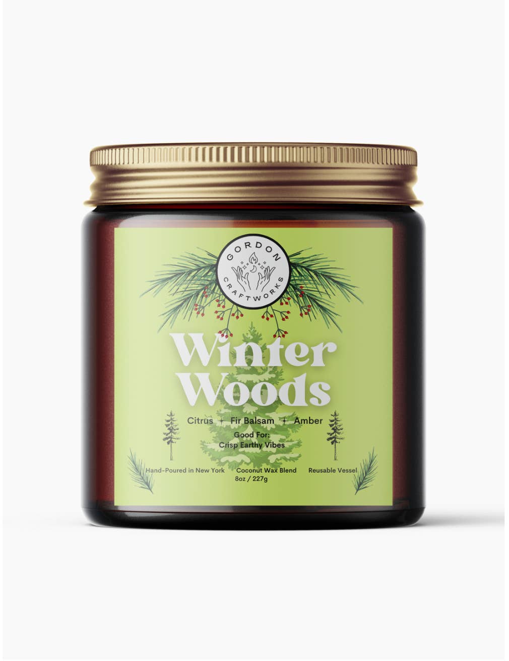 Gordon Craftworks – wholesale Burkljus – Vinter Woods Ljus