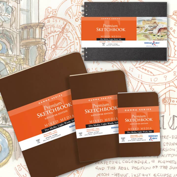 Revue de médias mixtes Stillman & Birn - Gamma Series - Ivoire pour la vente par Exaclair