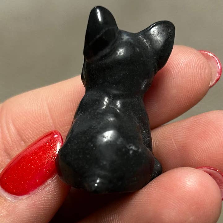 Atomic Alchemy - Wholesale Spiritual Stone/Crystal - French Bulldog Mini Carving Crystal Gemstone