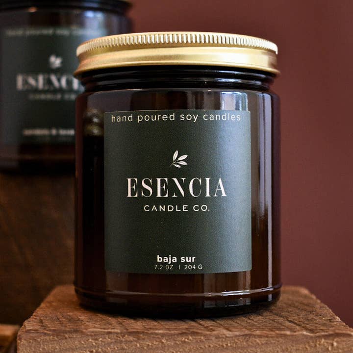 Baja Sur Soy Candle for wholesale by Esencia Candle Co.