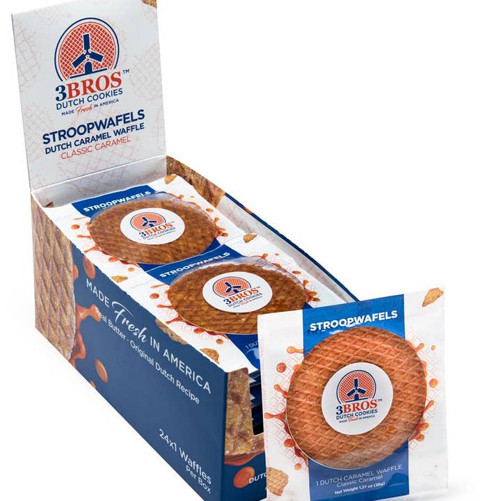 3Bros - Vente Biscuits - Échantillon - Stroopwafels assortis aux biscuits3