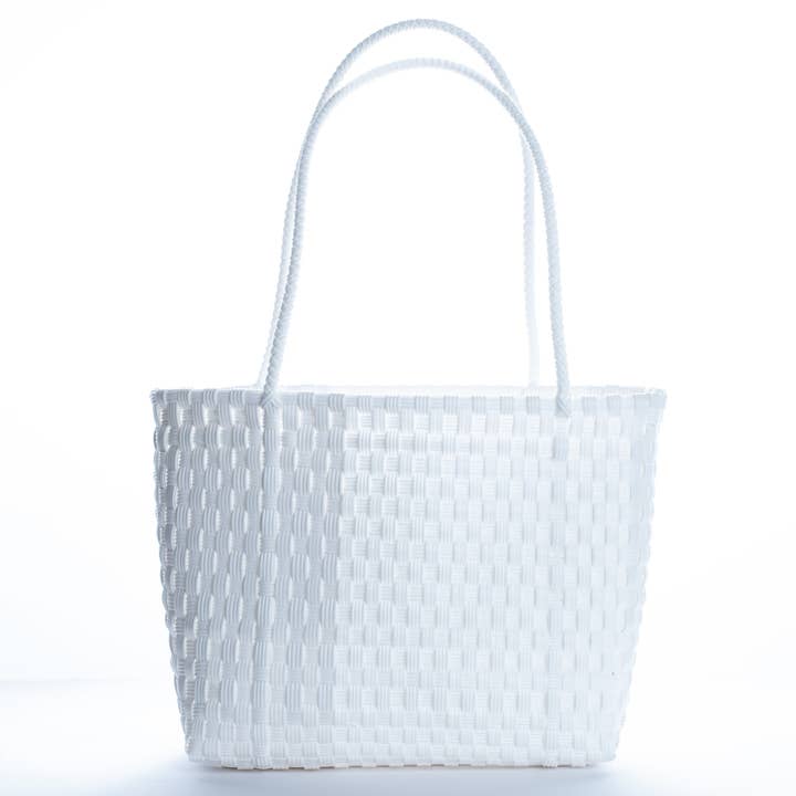 White Carry All Tote for wholesale by Mision De Caridad