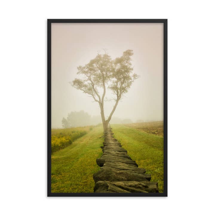 Décoration murale encadrée sur papier photo Calming Morning Rural Landscape pour la vente par Pipa Wall Art & Home Decor