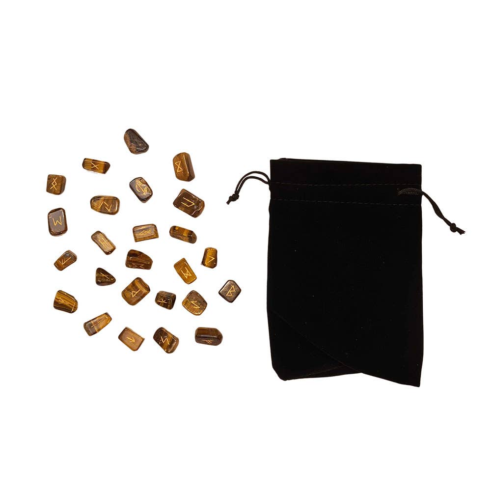 VIE – wholesale Andlig sten/kristall – Chakra-runset med påse12