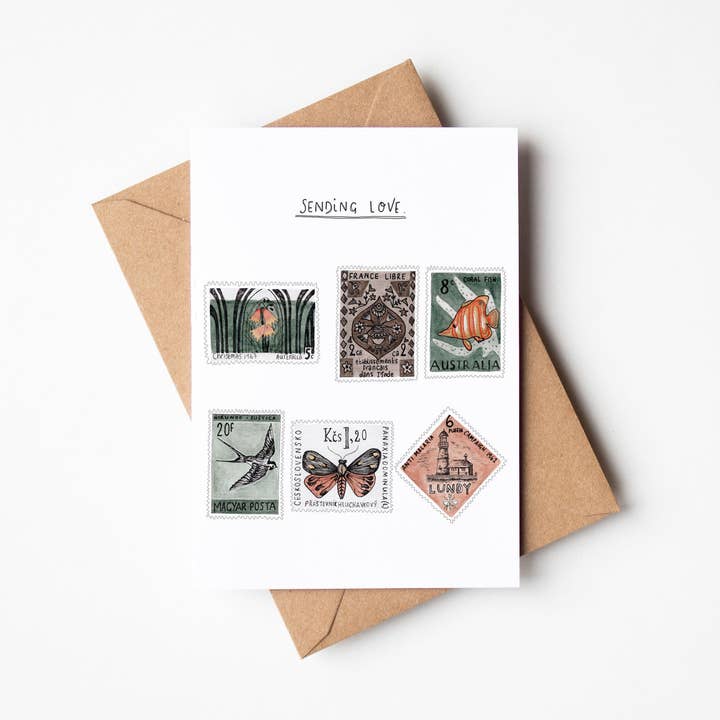 Sending Love Card for wholesale by Right Hand House