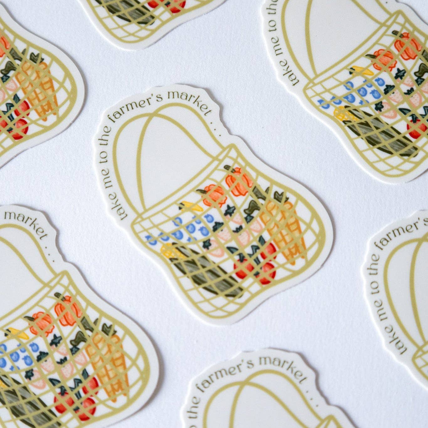 Lindy Stark Designs - Wholesale Sticker - Farmer's Market Sticker1