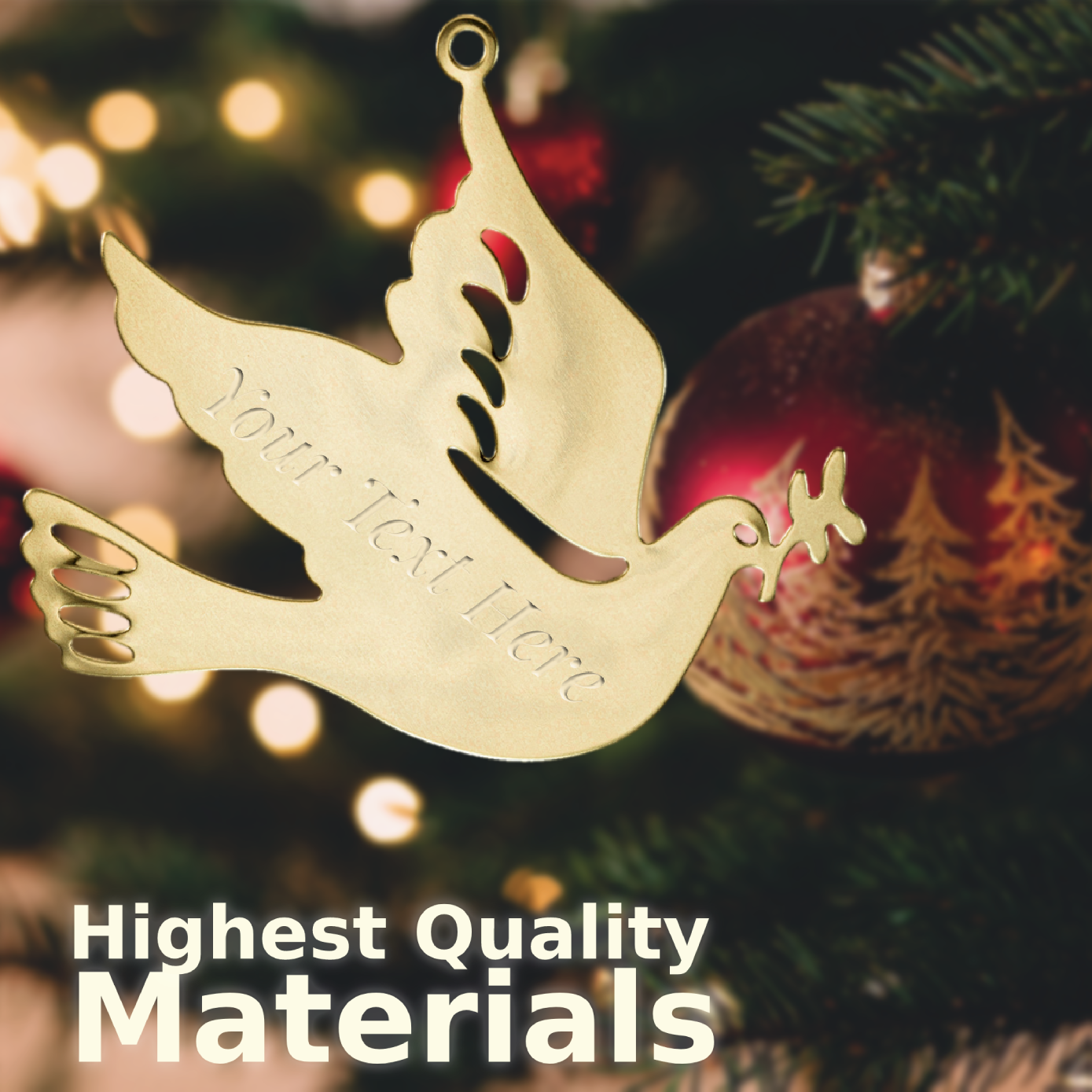 Gloria Duchin – wholesale Prydnad – Guldduvprydnad5